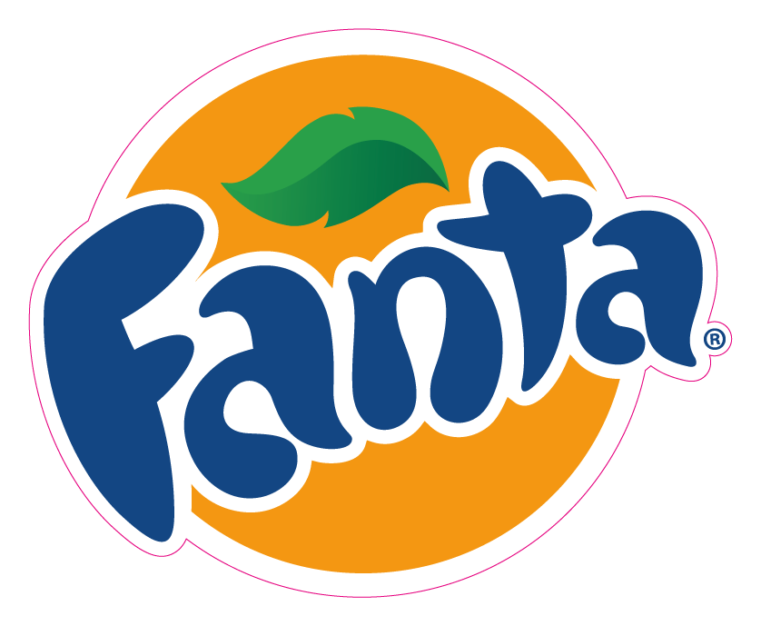 Fanta logo on a transparent background