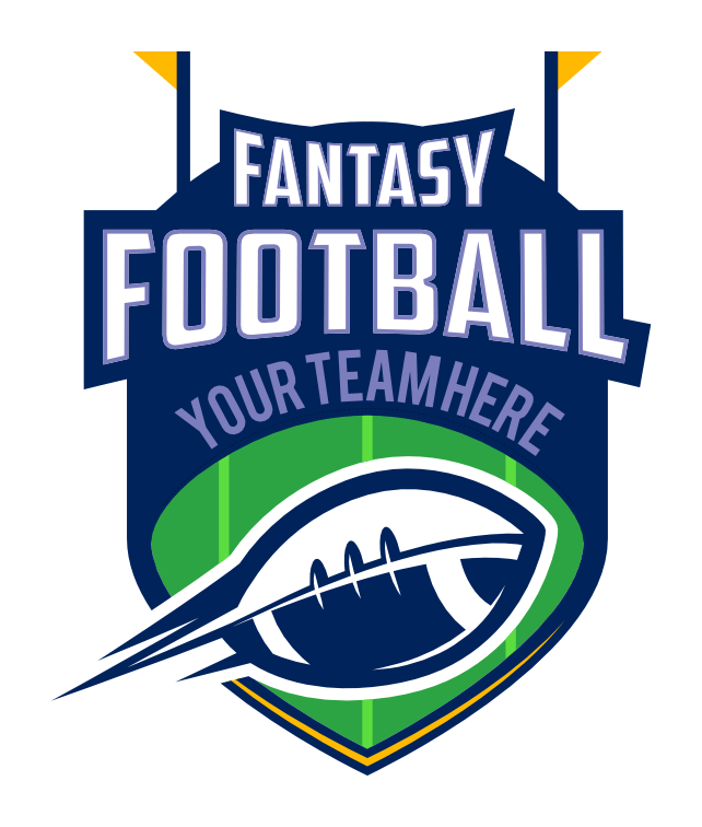 Fantasy Football Logo, Variante Icon, auf transparentem Hintergrund
