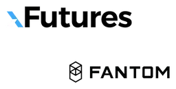 Fantom logo, black version, on a transparent background