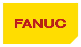 Fanuc logo, horizontal version, on a transparent background