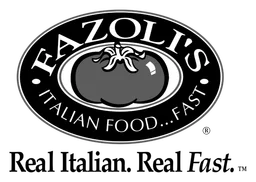 Fazolis logo, black version, on a transparent background