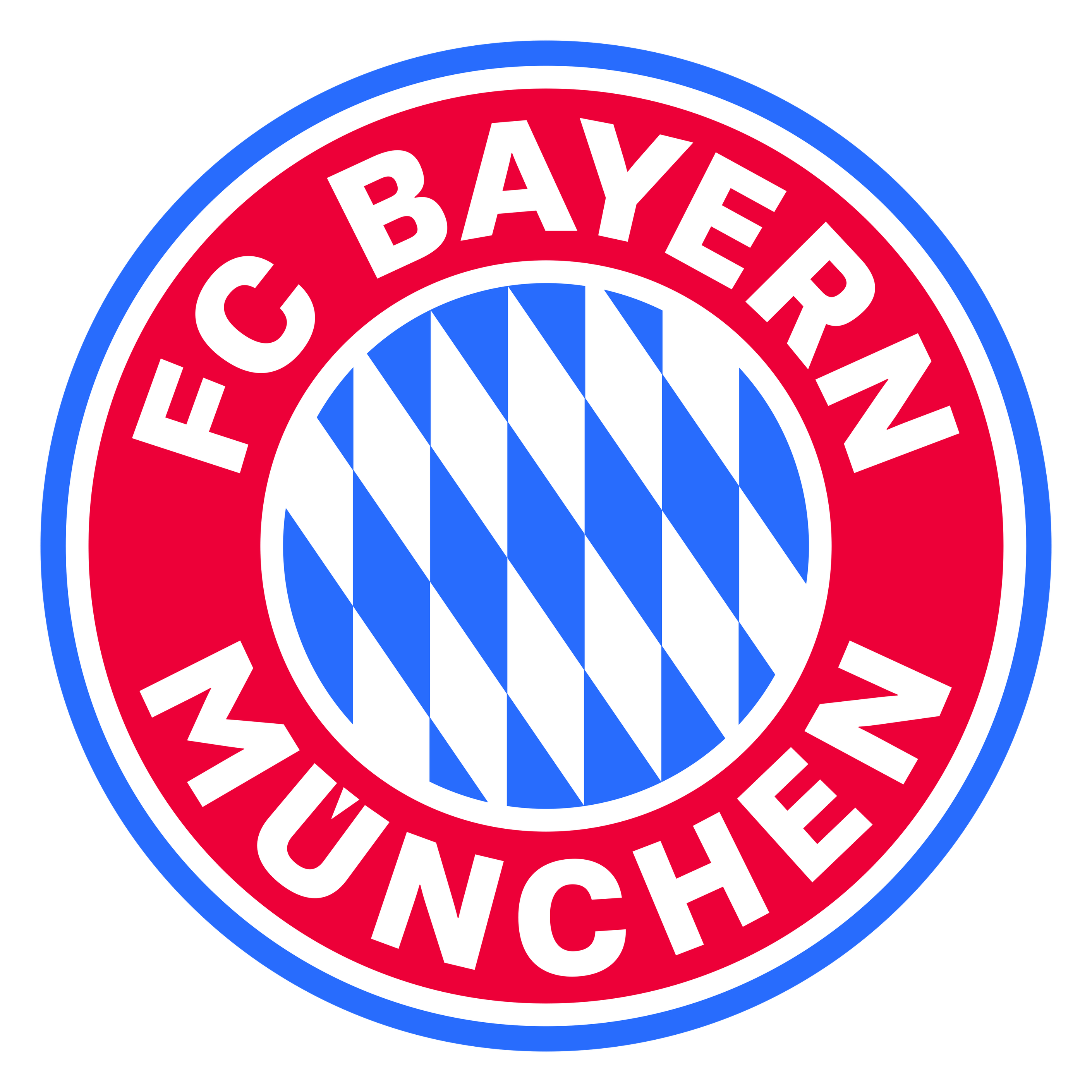 FC Bayern logo on a transparent background