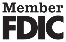 Fdic logo, black version, on a transparent background