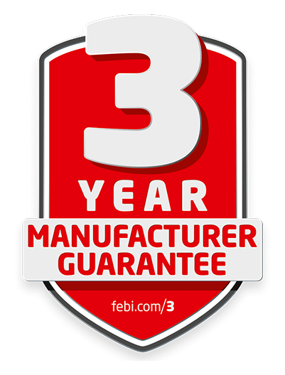 Febi logo, horizontal version, on a transparent background
