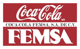 Femsa logo, horizontal version, on a transparent background