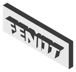 Fendt logo, monochrome icon version, on a transparent background