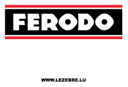 Ferodo logo, horizontal version, on a transparent background
