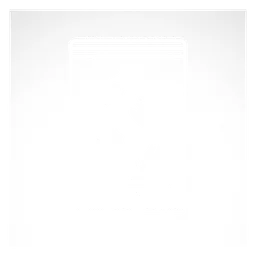 Ferrari logo, white icon version, on a transparent background