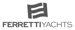 Ferretti logo, monochrome wordmark version, on a transparent background