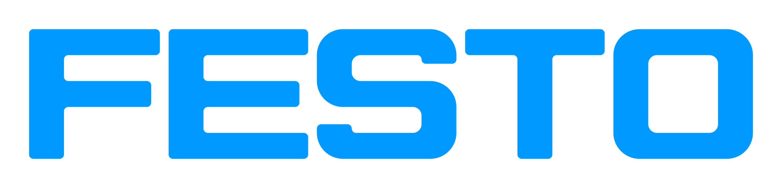 Festo logo on a transparent background