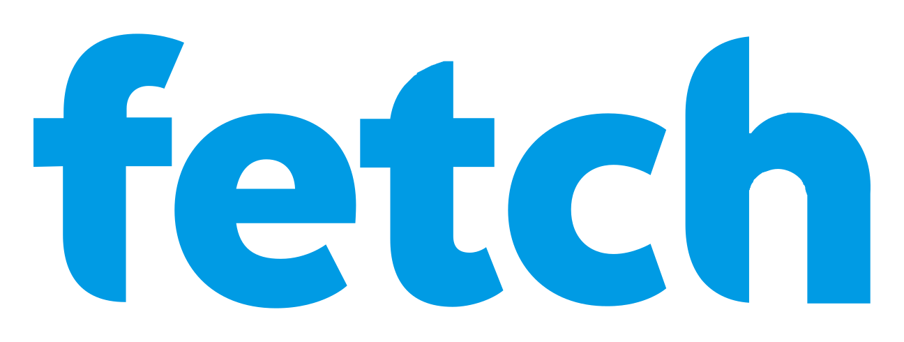 Fetch logo on a transparent background