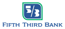 Fifth Third Bank logo, horizontal version, on a transparent background