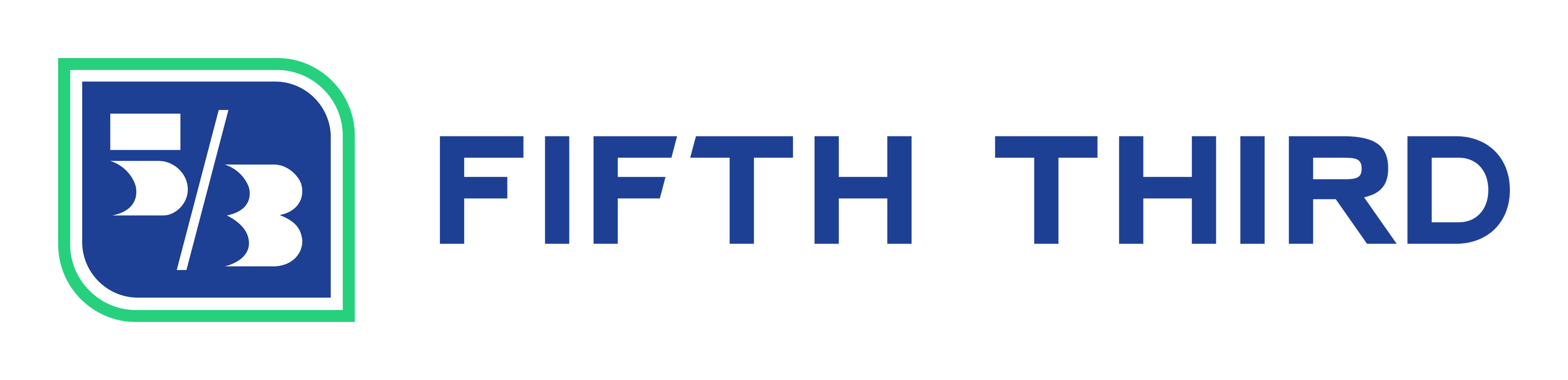 Fifth Third Bank logo on a transparent background