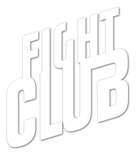Fight Club logo, white icon version, on a transparent background