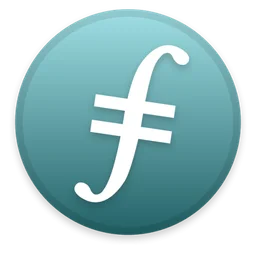 Filecoin logo, icon version, on a transparent background