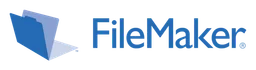 Filemaker logo, wordmark version, on a transparent background