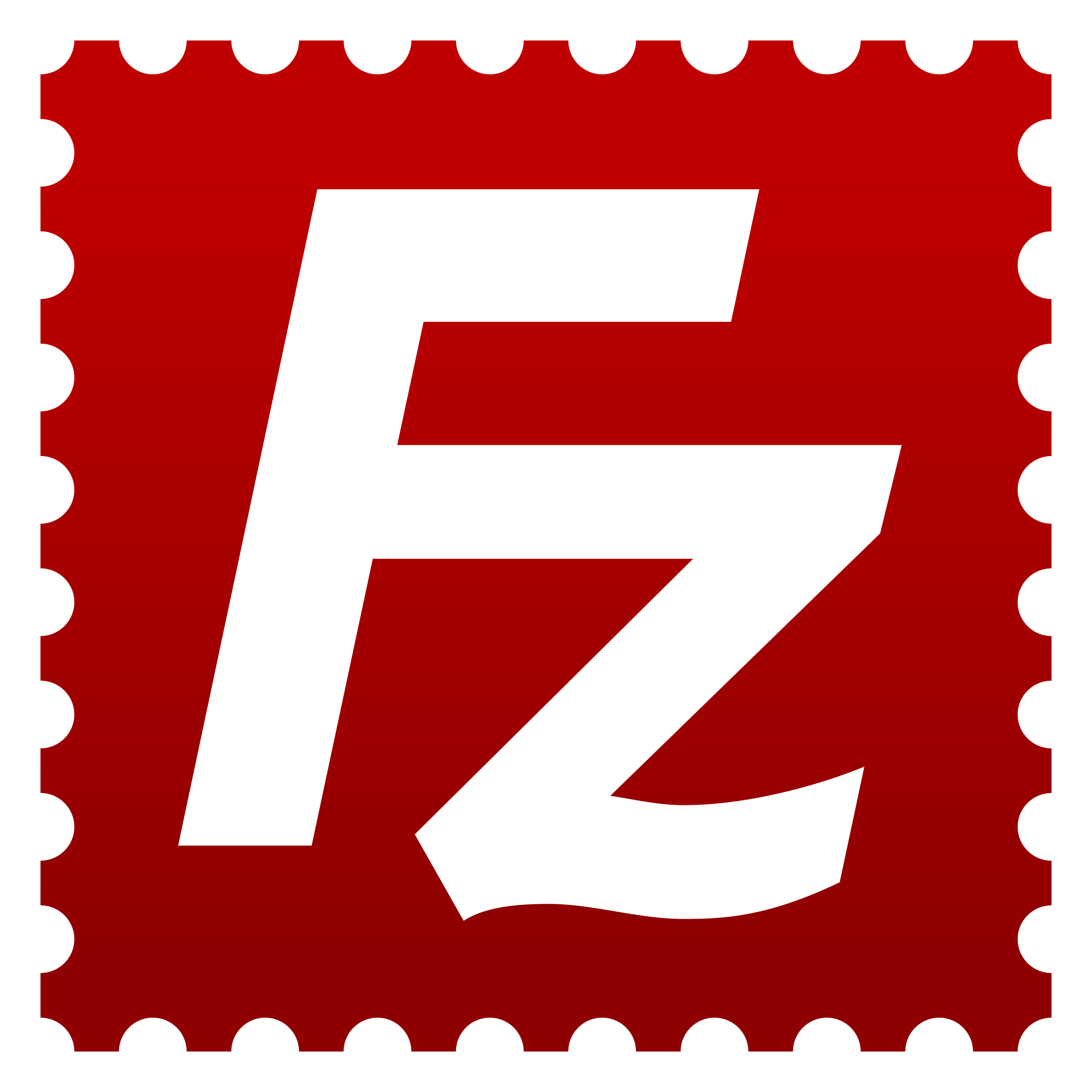 Filezilla logo on a transparent background