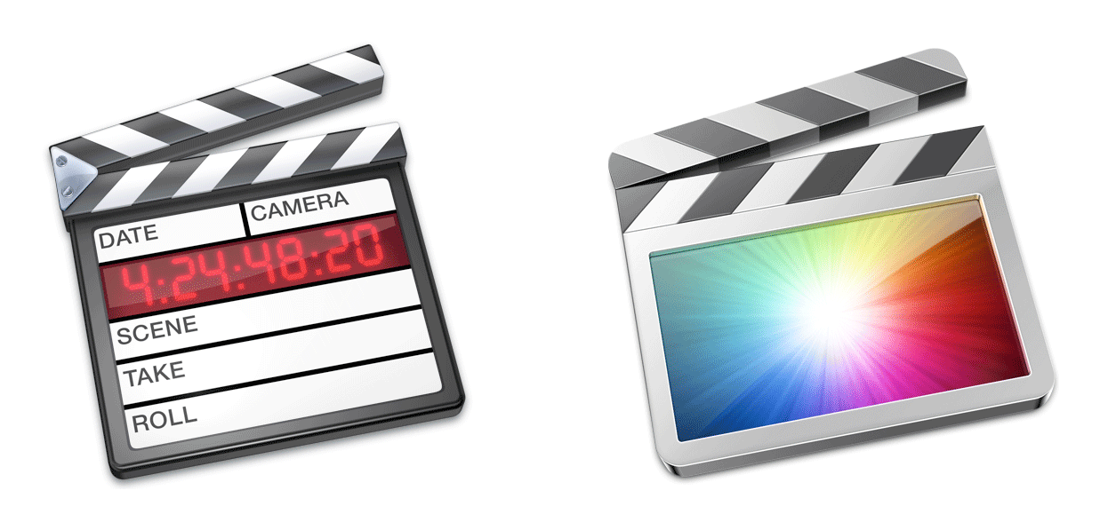 Final Cut Pro logo on a transparent background