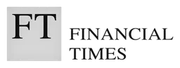 Financial Times logo, monochrome wordmark version, on a transparent background