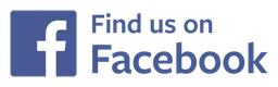 Find US on Facebook logo, wordmark version, on a transparent background