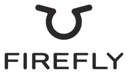 Firefly logo, black version, on a transparent background