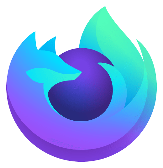 Firefox Focus logo, icon version, on a transparent background