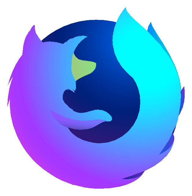 Firefox Nightly logo, icon version, on a transparent background