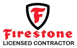 Firestone logo, horizontal version, on a transparent background