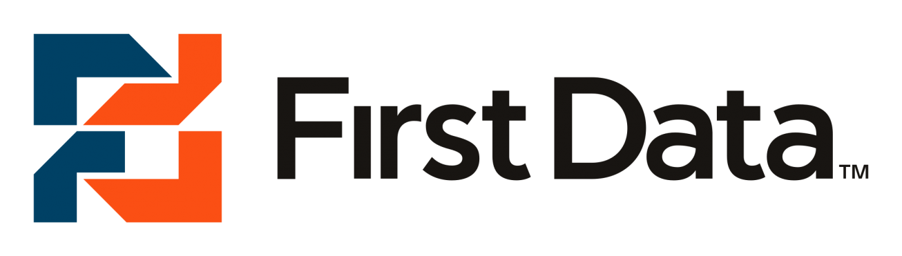 First Data logo on a transparent background