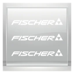Fischer logo, white icon version, on a transparent background