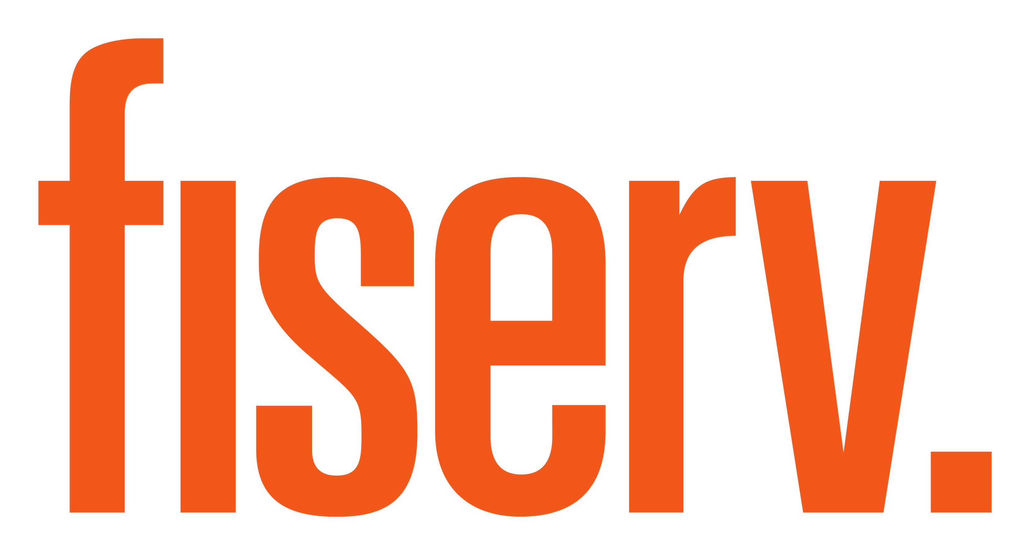 Fiserv logo on a transparent background