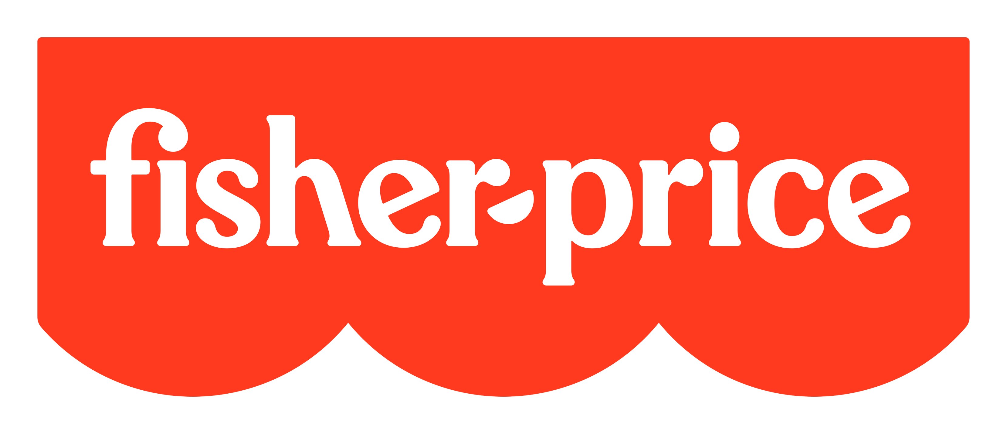 Fisher Price logo on a transparent background