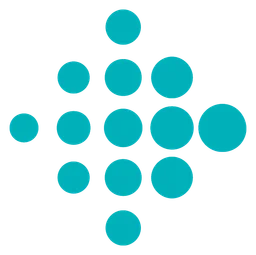 Fitbit logo, icon version, on a transparent background
