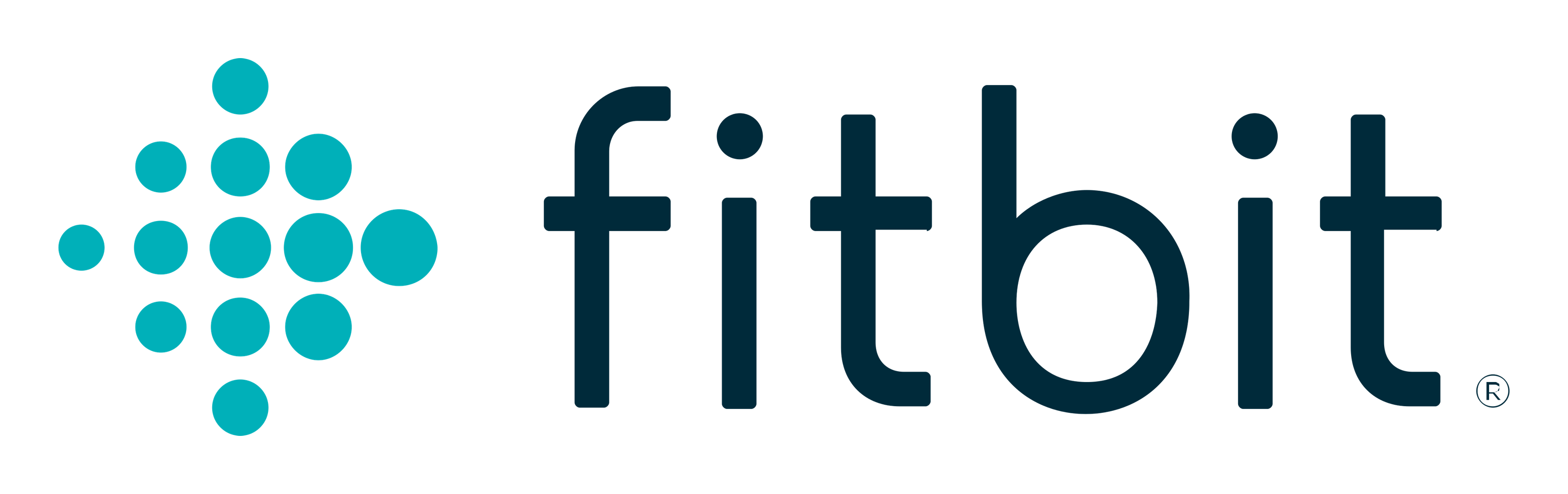 Fitbit logo on a transparent background