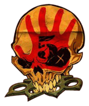 Five Finger Death Punch logo, icon version, on a transparent background