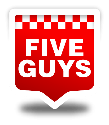 Five Guys logo, icon version, on a transparent background