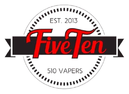 Five Ten logo, horizontal version, on a transparent background