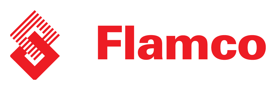 Flamco logo on a transparent background