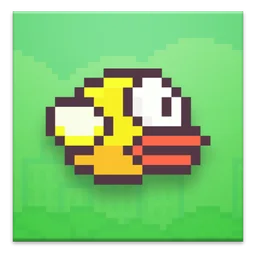 Logo da Flappy Bird, versão ícone, em fundo transparente