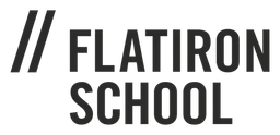 Flatiron Health logo, black version, on a transparent background