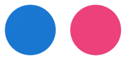 Flickr Logo logo, horizontal version, on a transparent background