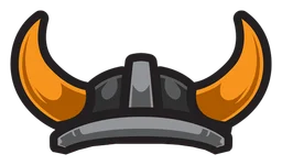 Floki Inu logo, horizontal version, on a transparent background