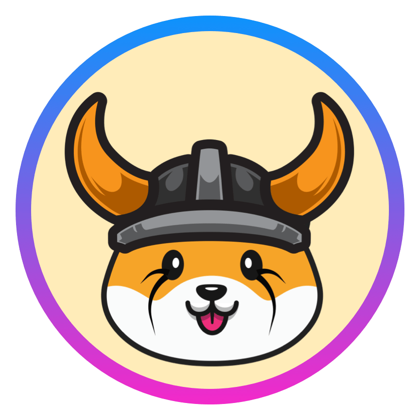 Floki Inu logo on a transparent background