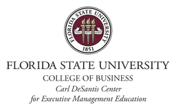 Florida State University logo, black version, on a transparent background