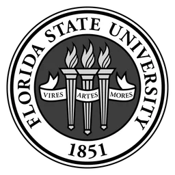 Florida State University logo, monochrome icon version, on a transparent background