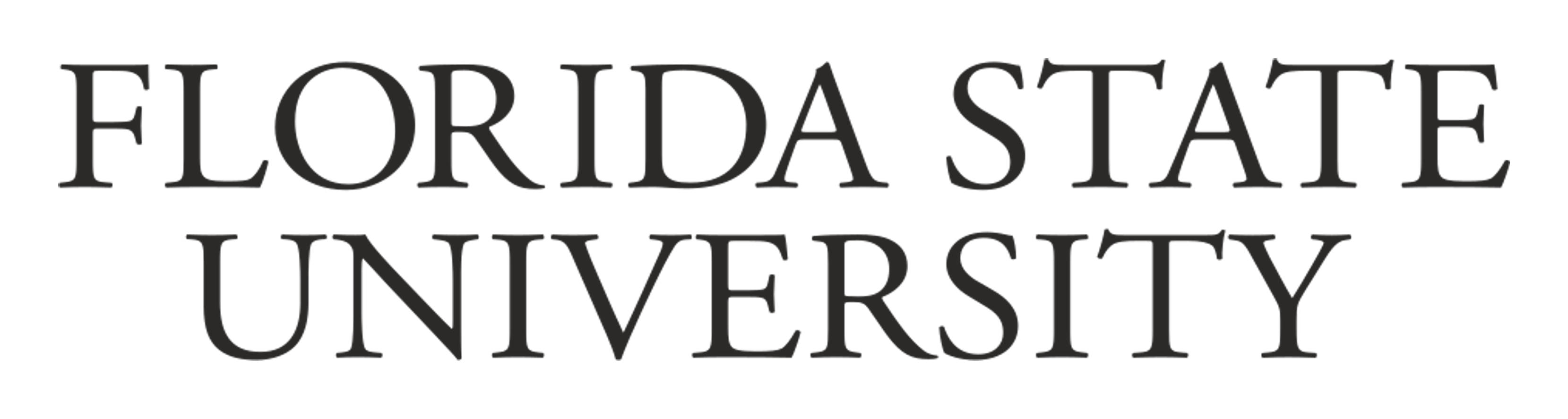 Florida State University logo on a transparent background