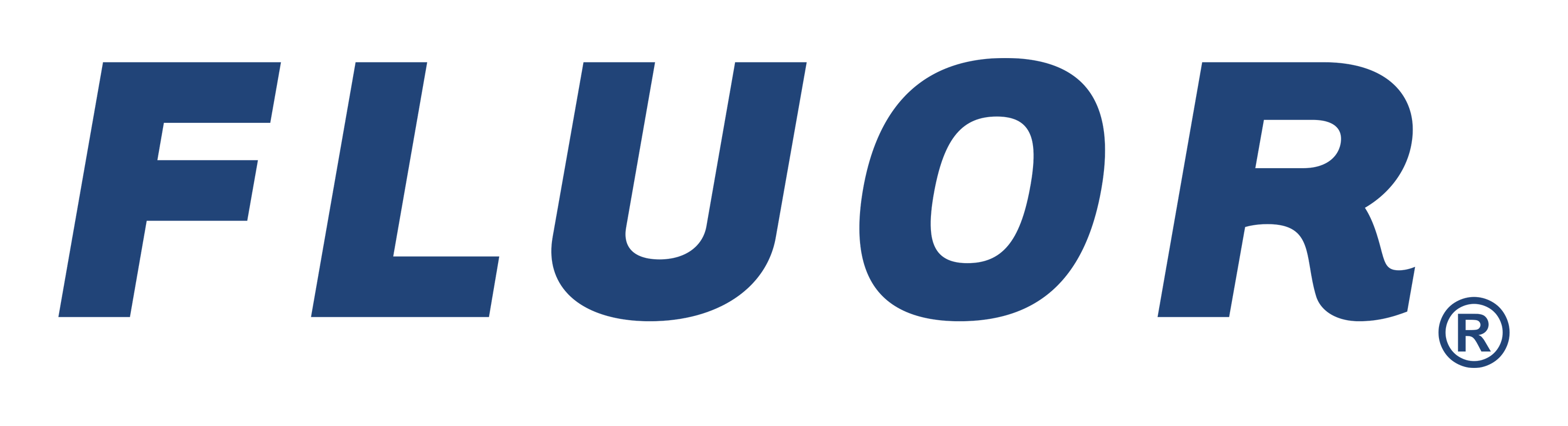 Fluor logo on a transparent background