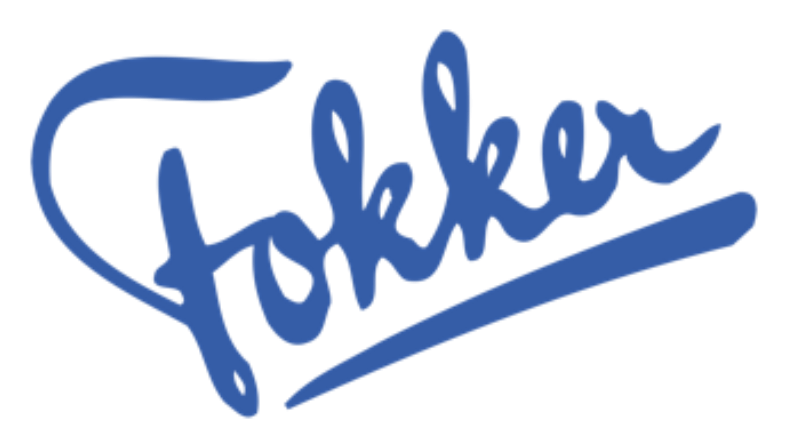 Fokker logo on a transparent background