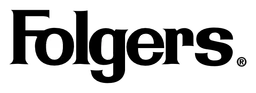 Folgers logo, black wordmark version, on a transparent background