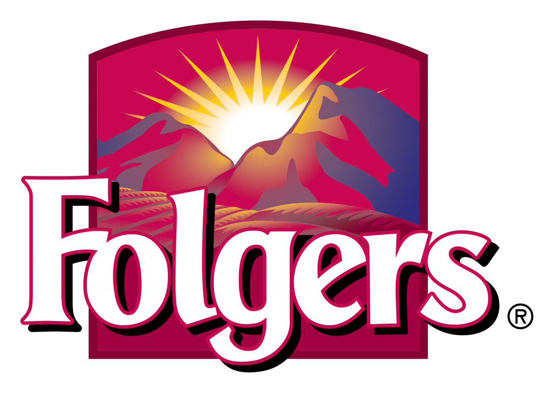 Folgers logo on a transparent background